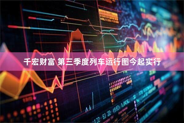 千宏财富 第三季度列车运行图今起实行
