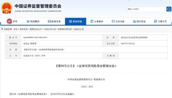 盈为国际 时隔19年大修！证监会联手财政部升级资本市场“安全网”